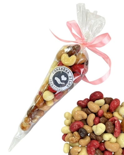 CHD Třebíčsko Kešu exclusive mix - dárkový kornout