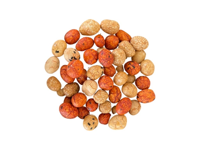 Směs arašídů v křupavém těstíčku