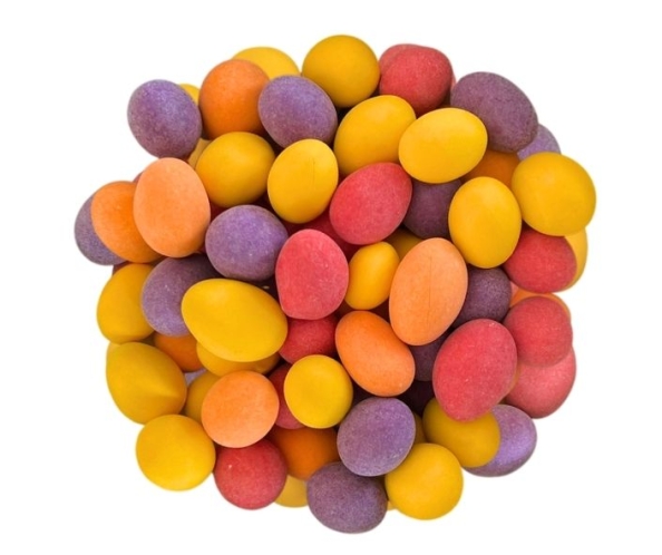 Mandle v barevné čokoládě