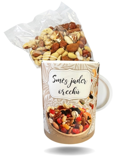 CHD Třebíčsko Směs jader ořechů - dárkový tubus 400 g