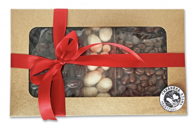 CHD Třebíčsko Dárková krabička dražé 600 g CHD Třebíčsko Dárková krabička dražé 600 g