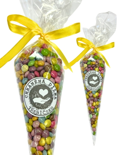 CHD Třebíčsko Čoko očka - kornoutek 125g CHD Třebíčsko Čoko očka - kornoutek 125g
