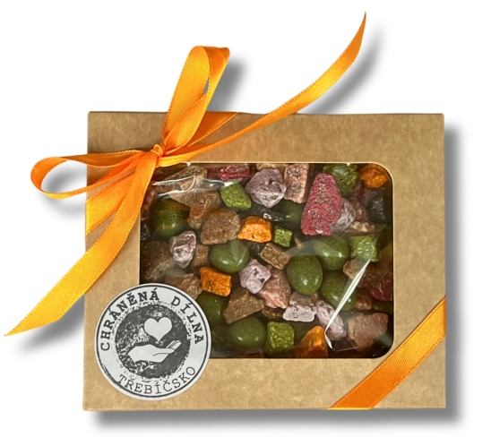 CHD Třebíčsko | Čoko kamínky v dárkové krabičce 150g CHD Třebíčsko | Čoko kamínky v dárkové krabičce 150g