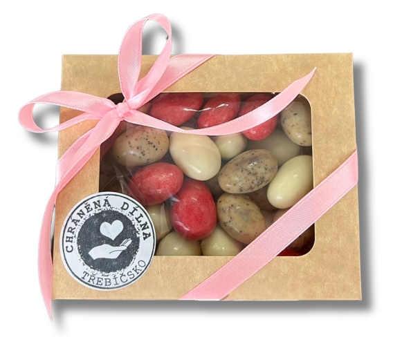 CHD Třebíčsko | Káva, jogurt a malina v dárkové krabičce 150 g