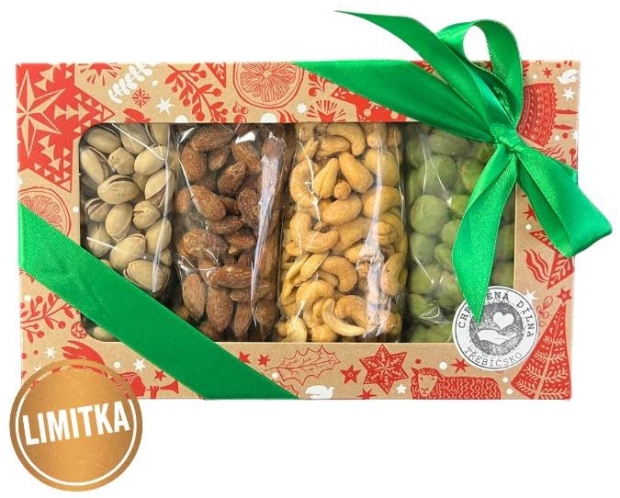 LIMITKA - Dárková krabička Vánoční slaná 600 g